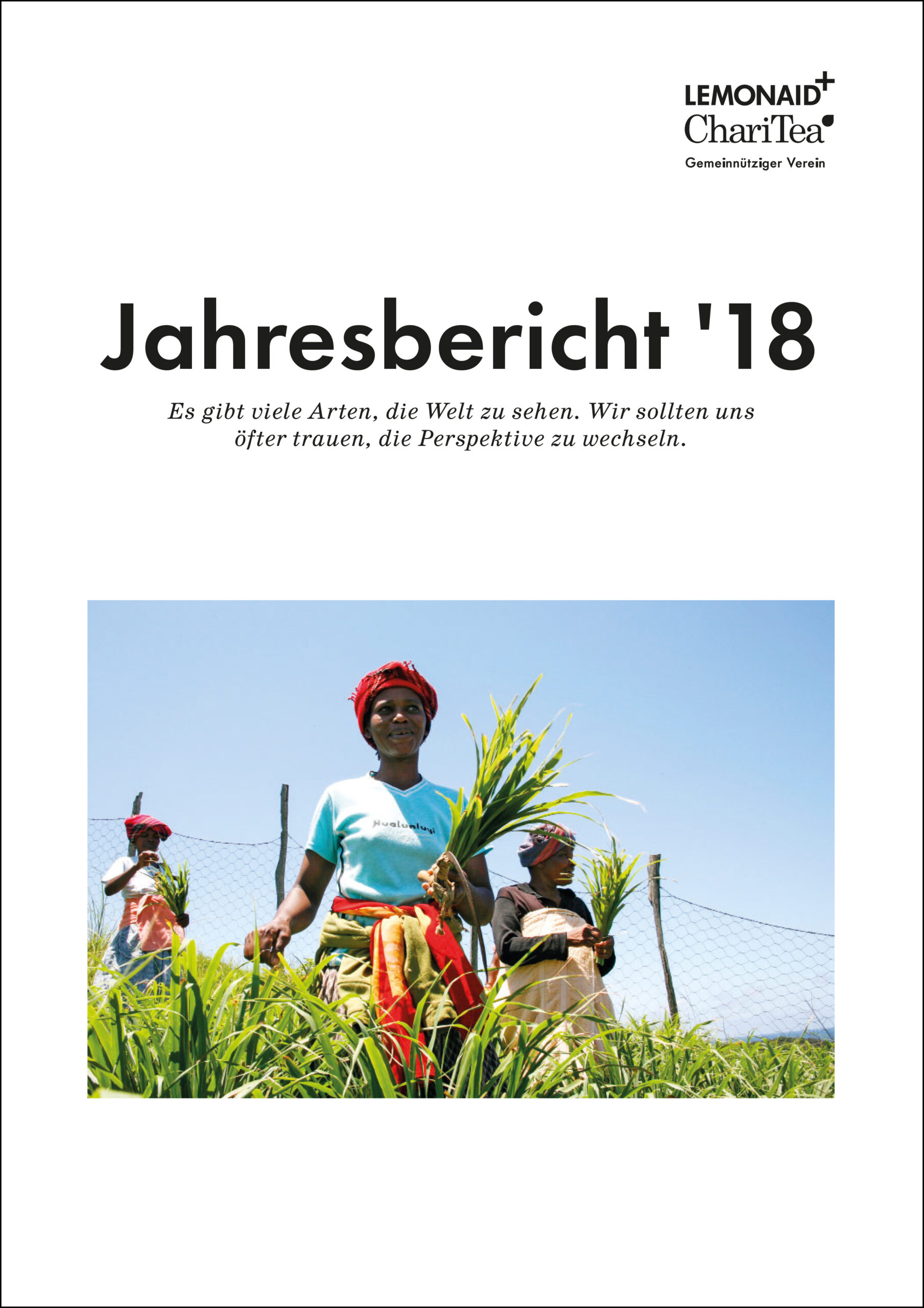Jahresbericht des Lemonaid & Charitea eV 2018