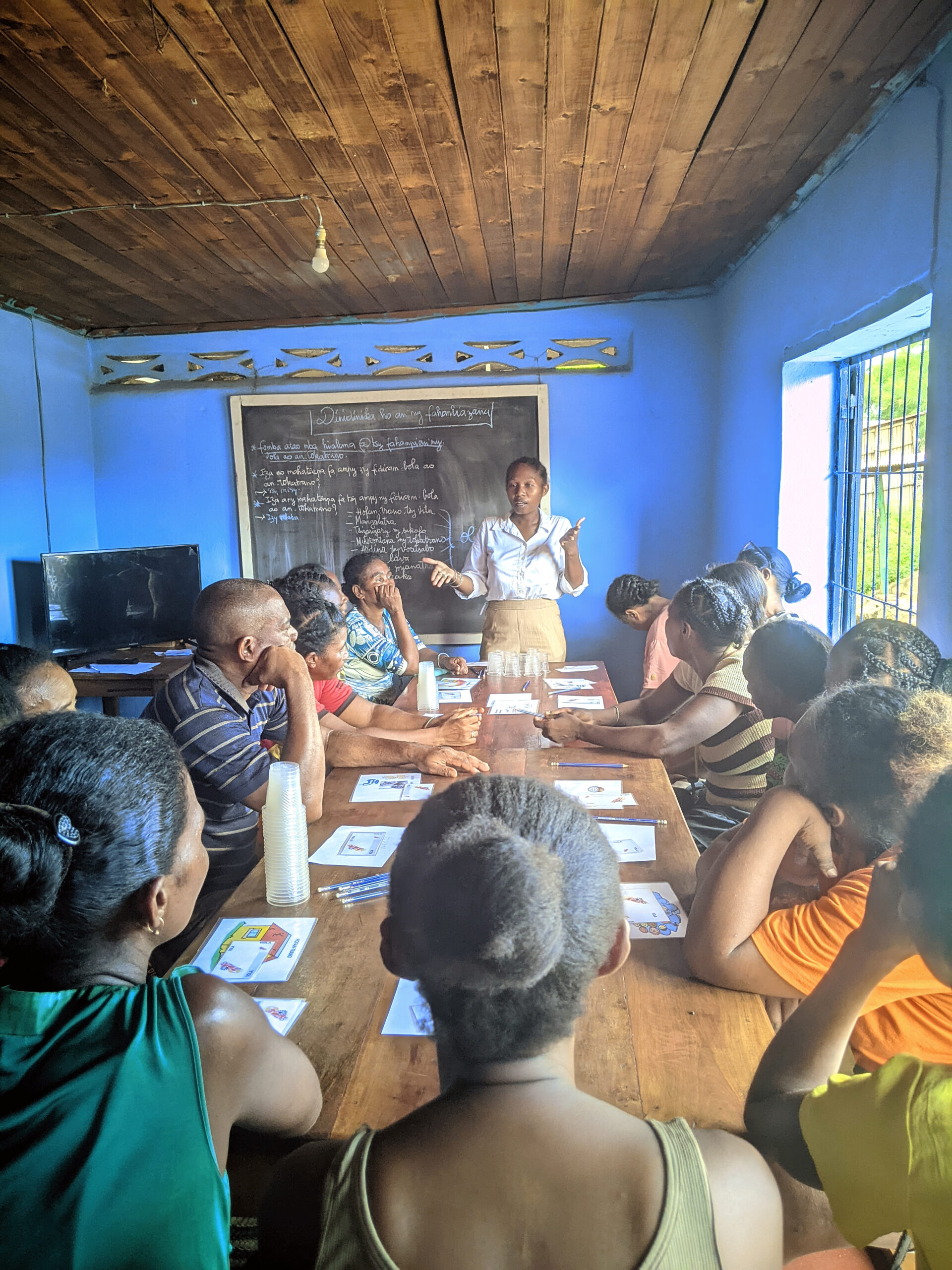 Teilnehmende einer Schulung von Mampita in Madagaskar.